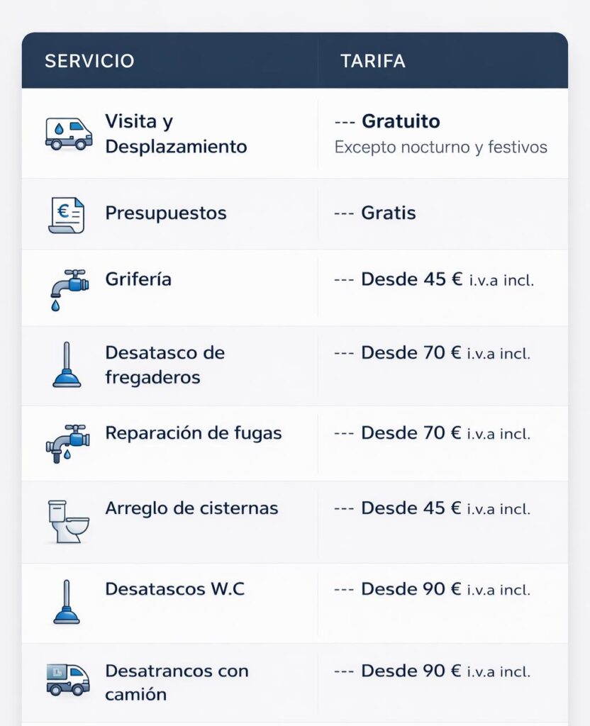 fontaneros en Madrid